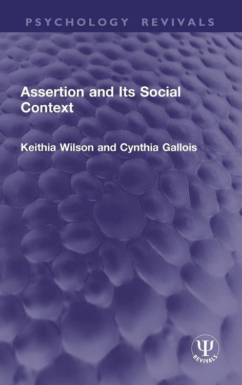 Produktbild: Assertion and Its Social Context