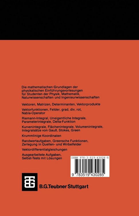 Produktbild: Mathematischer Einf&uuml;hrungskurs f&uuml;r die Physik