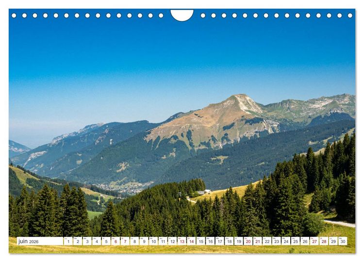 Produktbild: Les Portes du Soleil, Haute-Savoie (Calendrier mural 2026 DIN A4 vertical), CALVENDO calendrier mensuel
