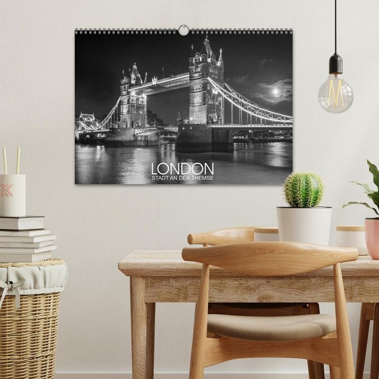 Produktbild: London Stadt an der Themse (Wandkalender 2026 DIN A3 quer), CALVENDO Monatskalender