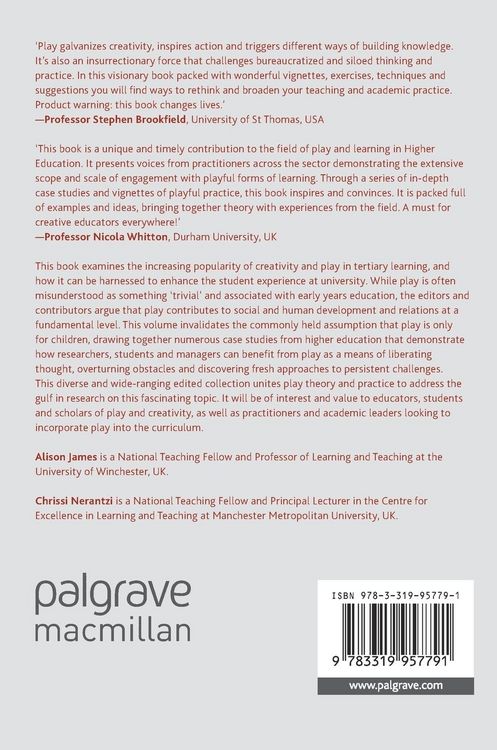 Produktbild: The Power of Play in Higher Education