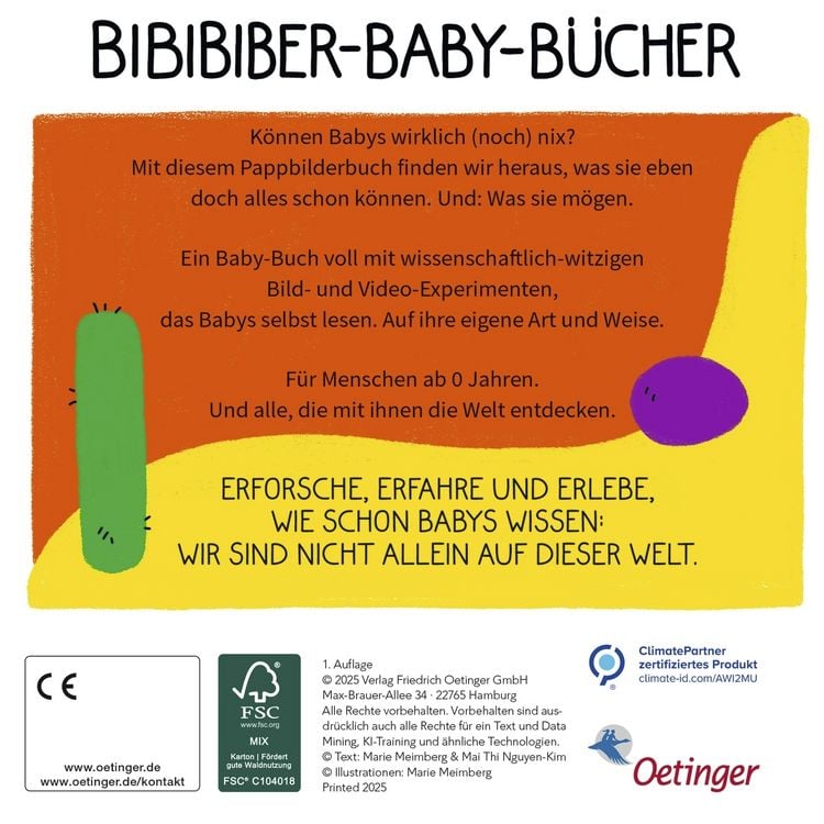 Produktbild: BiBiBiber hat da mal 'ne Frage. Warum k&ouml;nnen Babys nix? Leben & Tiere