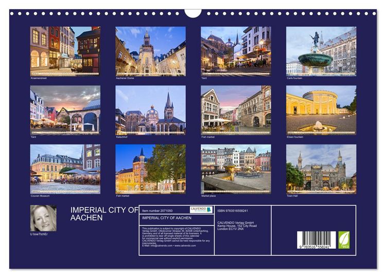 Produktbild: IMPERIAL CITY OF AACHEN (Wall Calendar 2026 DIN A3 landscape), CALVENDO 12 Month Wall Calendar
