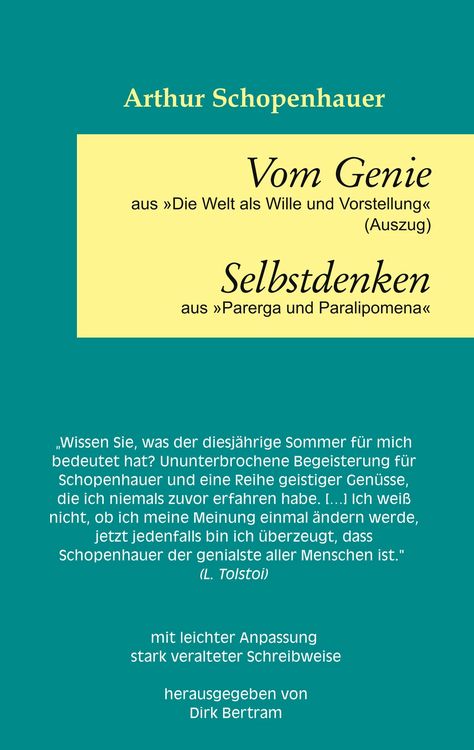 Produktbild: Vom Genie Selbstdenken