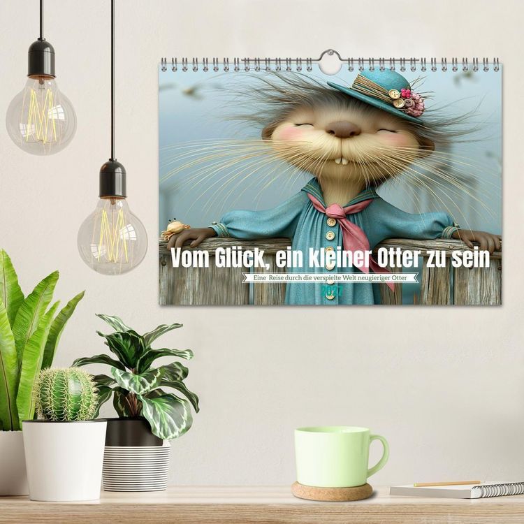 Produktbild: Vom Gl&uuml;ck, ein kleiner Otter zu sein (Wandkalender 2027 DIN A4 quer), CALVENDO Monatskalender