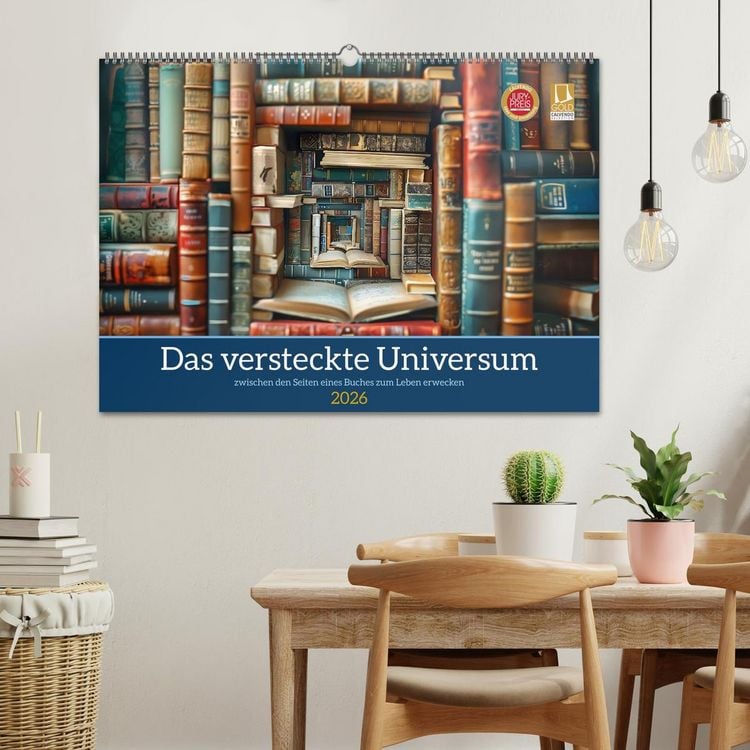 Produktbild: Das versteckte Universum (Wandkalender 2026 DIN A2 quer), CALVENDO Monatskalender