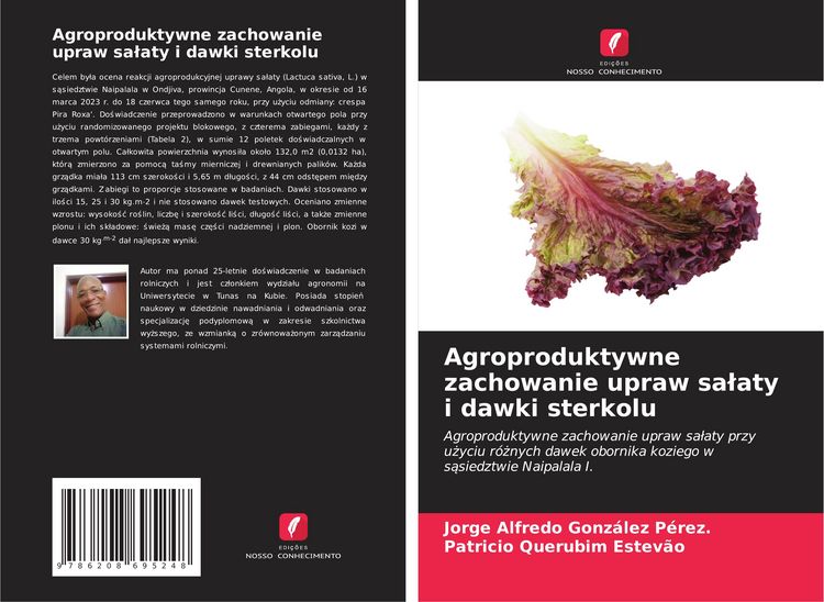 Produktbild: Agroproduktywne zachowanie upraw sa&iquest;aty i dawki sterkolu