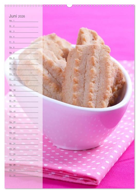 Produktbild: Geb&auml;ck und Kuchen K&uuml;chenplaner (Wandkalender 2026 DIN A2 hoch), CALVENDO Monatskalender