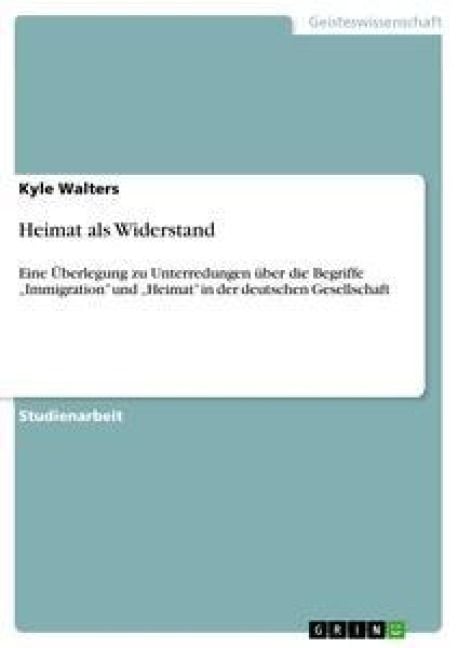 Produktbild: Heimat als Widerstand