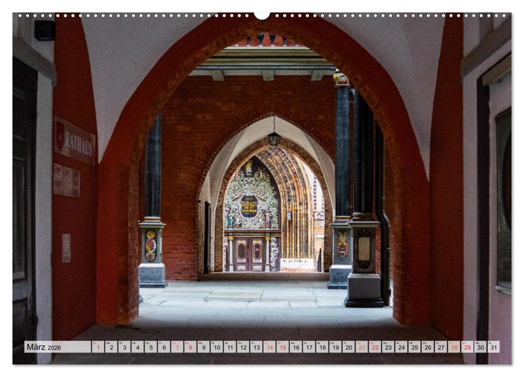 Produktbild: Stralsund Stadtansichten (hochwertiger Premium Wandkalender 2026 DIN A2 quer), Kunstdruck in Hochglanz