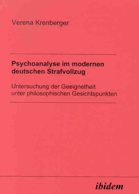 Produktbild: Psychoanalyse im modernen deutschen Strafvollzug