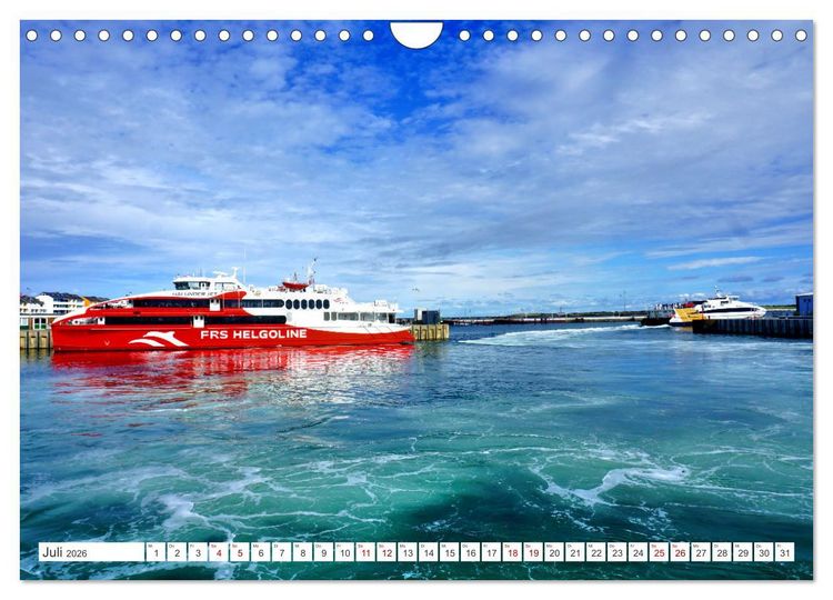 Produktbild: Helgoland Highlights (Wandkalender 2026 DIN A4 quer), CALVENDO Monatskalender