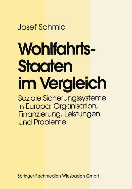 Produktbild: Wohlfahrtsstaaten im Vergleich
