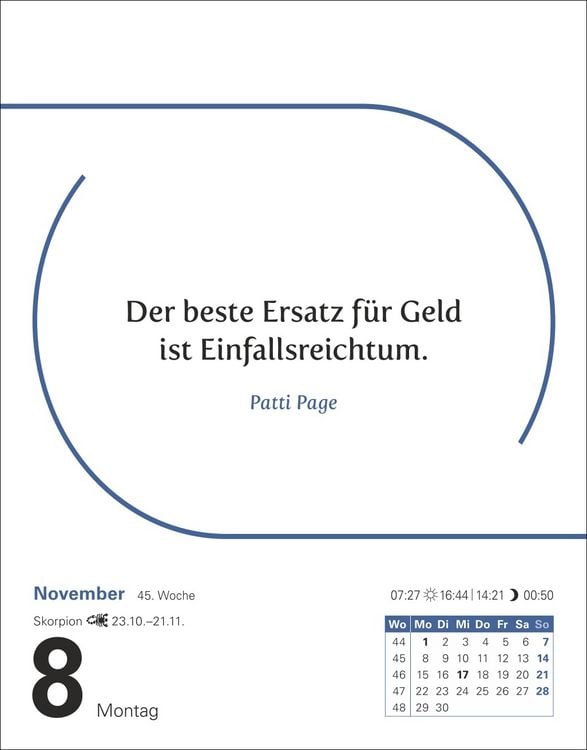 Produktbild: Zitate Tagesabrei&szlig;kalender 2027