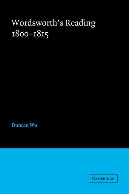 Produktbild: Wordsworth's Reading 1800 1815