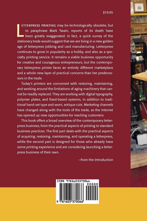 Produktbild: A 21st-Century Guide to the Letterpress Business