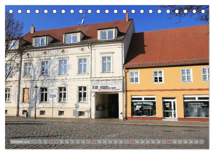 Produktbild: Brandenburg - Luckenwalde - Ein Stadtspaziergang (Tischkalender 2026 DIN A5 quer), CALVENDO Monatskalender