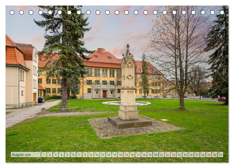 Produktbild: Arnstadt Impressionen (Tischkalender 2026 DIN A5 quer), CALVENDO Monatskalender