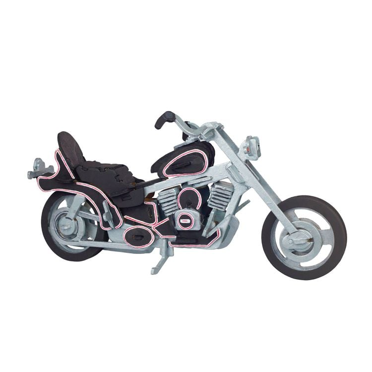 Produktbild: PEBARO 868/2 - Holzbausatz Motorrad, 96 Teile, Holzkonstruktion zum Zusammenstecken