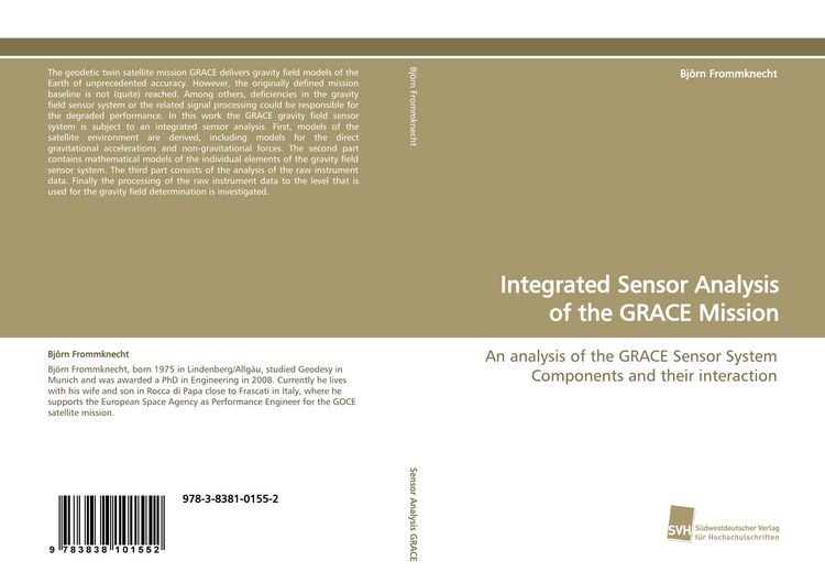 Produktbild: Integrated Sensor Analysis of the GRACE Mission