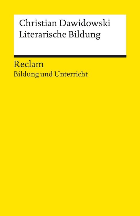 Produktbild: Literarische Bildung