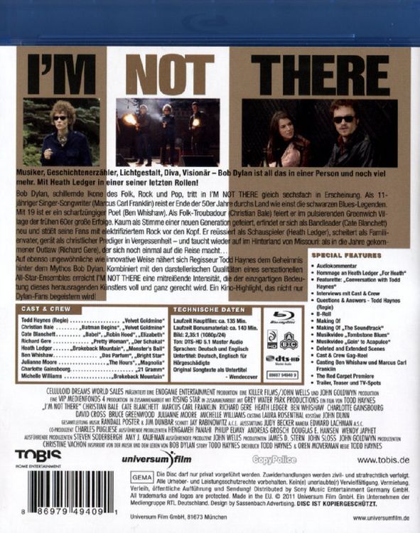 Produktbild: I'm Not There