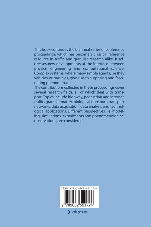 Produktbild: Traffic and Granular Flow '11