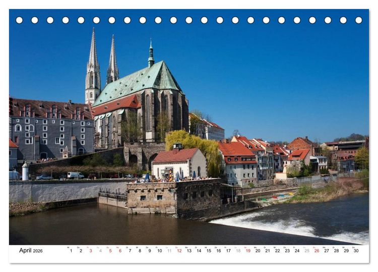 Produktbild: Sachsen (Tischkalender 2026 DIN A5 quer), CALVENDO Monatskalender