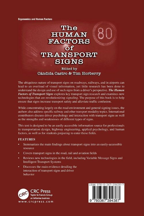 Produktbild: The Human Factors of Transport Signs