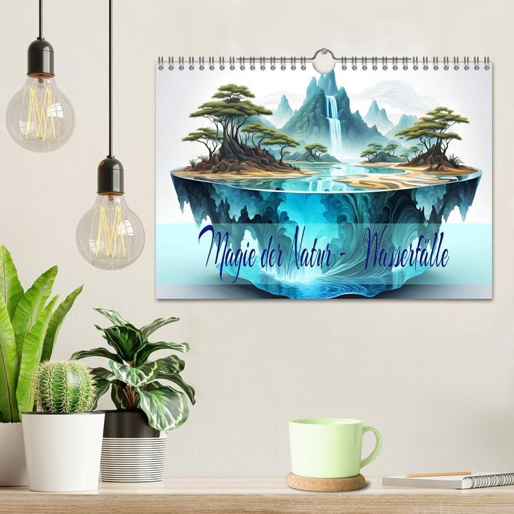 Produktbild: Magie der Natur - Wasserf&auml;lle (Wandkalender 2026 DIN A4 quer), CALVENDO Monatskalender