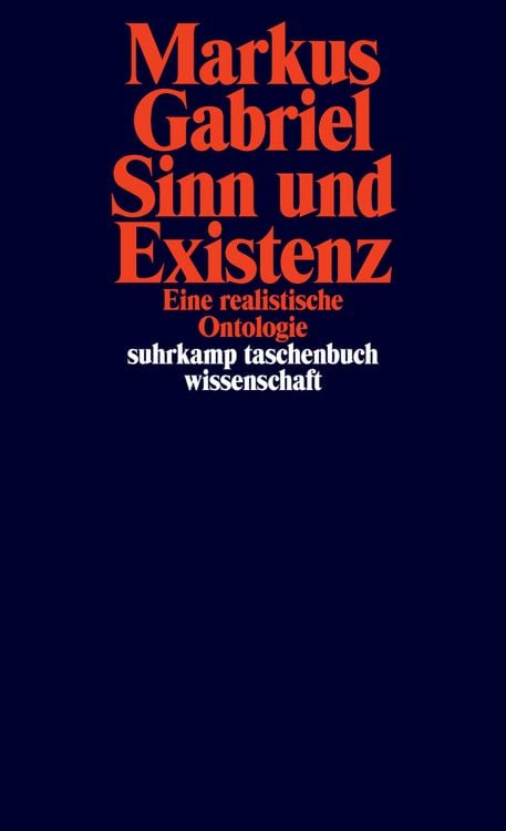 Produktbild: Sinn und Existenz - Eine realistische Ontologie (Sinnfeldtheorie 1)