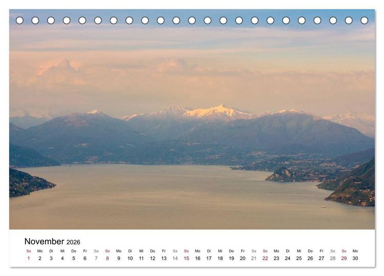 Produktbild: Lago Maggiore - Unterwegs am Westufer (Tischkalender 2026 DIN A5 quer), CALVENDO Monatskalender