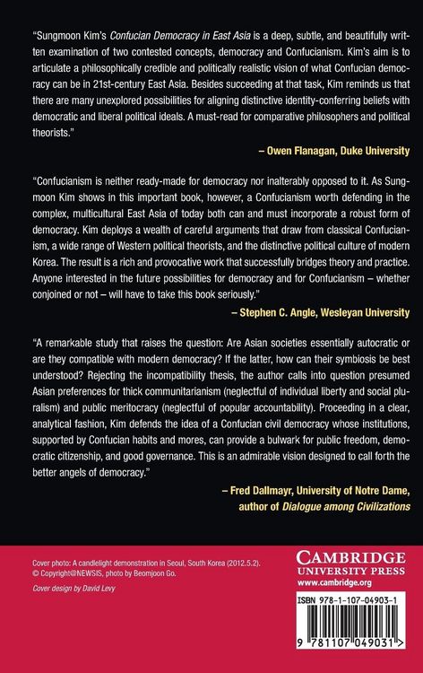 Produktbild: Confucian Democracy in East Asia