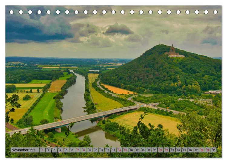 Produktbild: Streifzug durch Ostwestfalen (Tischkalender 2026 DIN A5 quer), CALVENDO Monatskalender