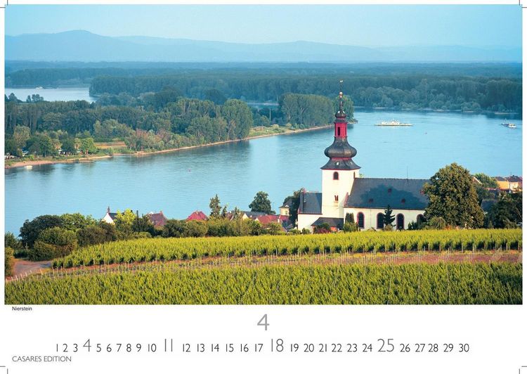Produktbild: Der Rhein Kalender 2027 &ndash; Wandkalender | Fotokalender Deutschland 50x35cm | mit 12 eindrucksvollen Aufnahmen von Flusslandschaften, Burgen und Weinregionen