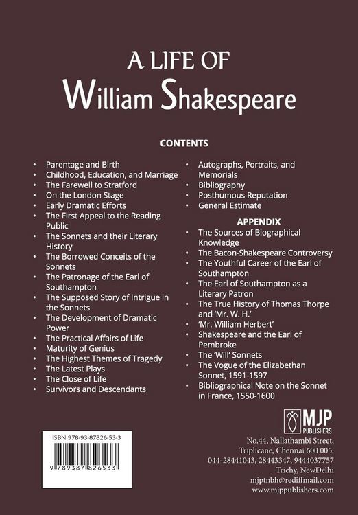 Produktbild: A Life Of William Shakespeare