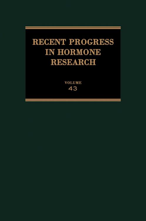 Produktbild: Recent Progress in Hormone Research