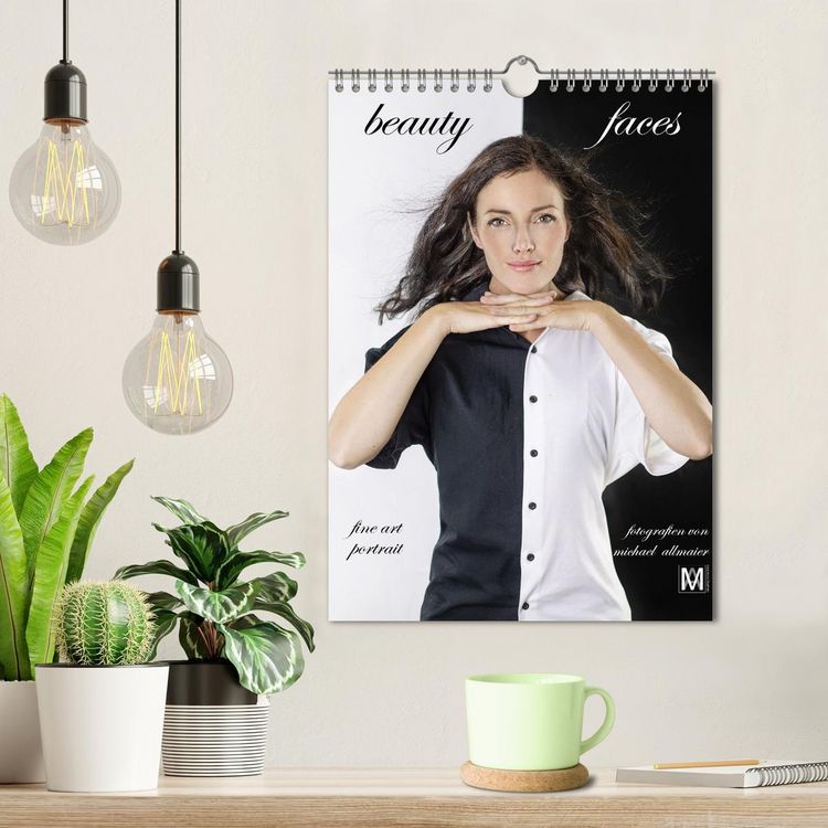 Produktbild: beauty faces - fotografien von michael allmaier (Wandkalender 2026 DIN A4 hoch), CALVENDO Monatskalender