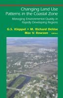 Produktbild: Changing Land Use Patterns in the Coastal Zone
