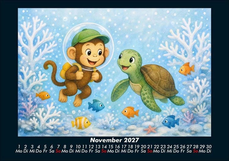 Produktbild: Milos Abenteuer in der Unterwasserwelt 2027 Fotokalender DIN A5