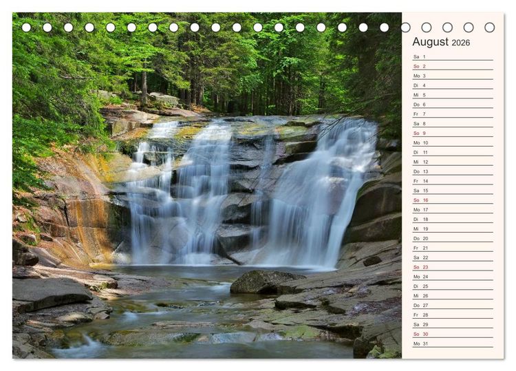 Produktbild: Riesengebirge - Zwischen Schlesien und B&ouml;hmen (Tischkalender 2026 DIN A5 quer), CALVENDO Monatskalender