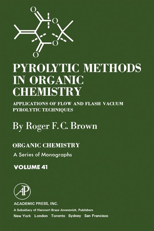 Produktbild: Pyrolytic Methods in Organic Chemistry