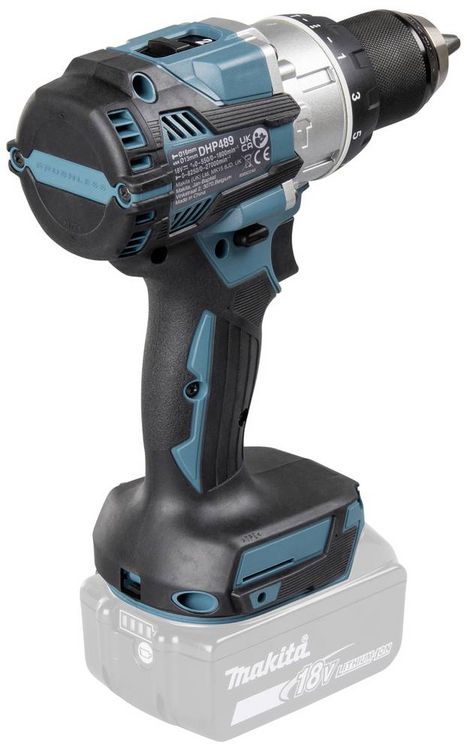 Produktbild: Makita DHP489Z 2-Gang-Akku-Schlagbohrschrauber 620W b&uuml;rstenlos, ohne Akku, ohne Ladeger&auml;t