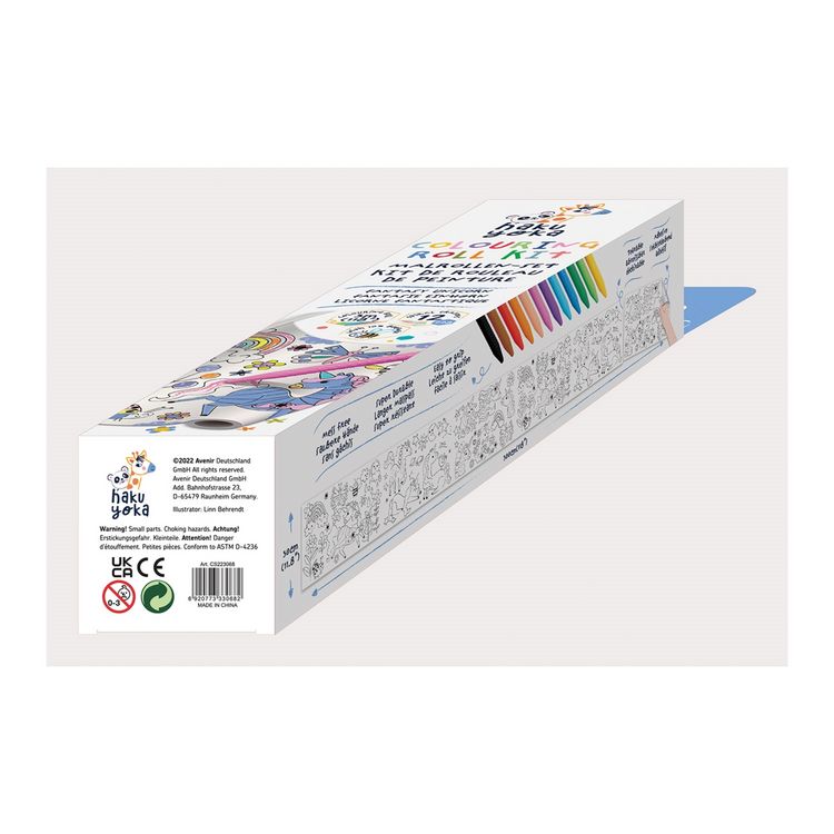 Produktbild: HAKUYOKA Wachsmalkreiden-Set Einhorn