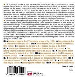 Produktbild: The Complete String Quartets - Beethoven & Bartok