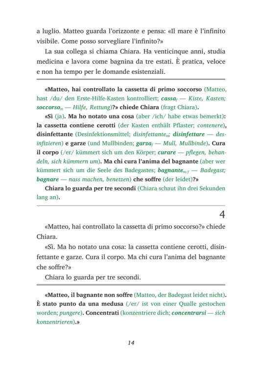 Produktbild: Italienisch lernen mit lustigen Kurzgeschichten (A2) - Bagnino per vocazione (+ Audio-Online)