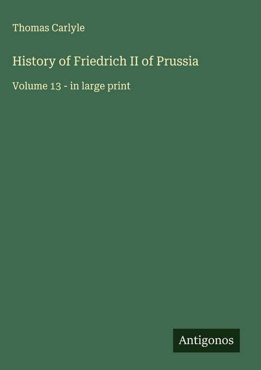 Produktbild: History of Friedrich II of Prussia
