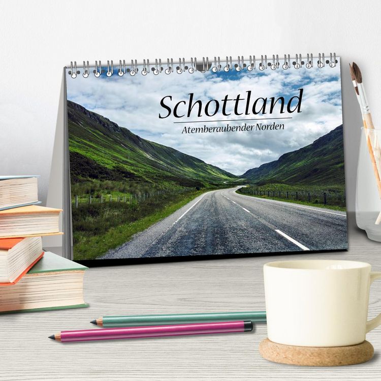 Produktbild: Schottland, Atemberaubender Norden (Tischkalender 2026 DIN A5 quer), CALVENDO Monatskalender