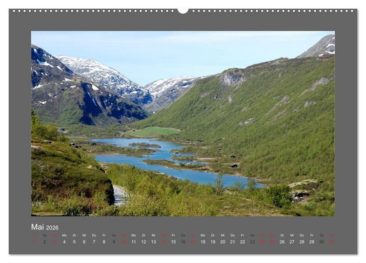 Produktbild: SKANDINAVIEN (Wandkalender 2026 DIN A2 quer), CALVENDO Monatskalender