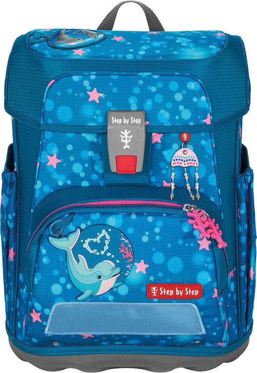 Produktbild: STEP BY STEP&reg;&nbsp;Schulrucksack-Set CLOUD 5teilig, Dolphin Azura